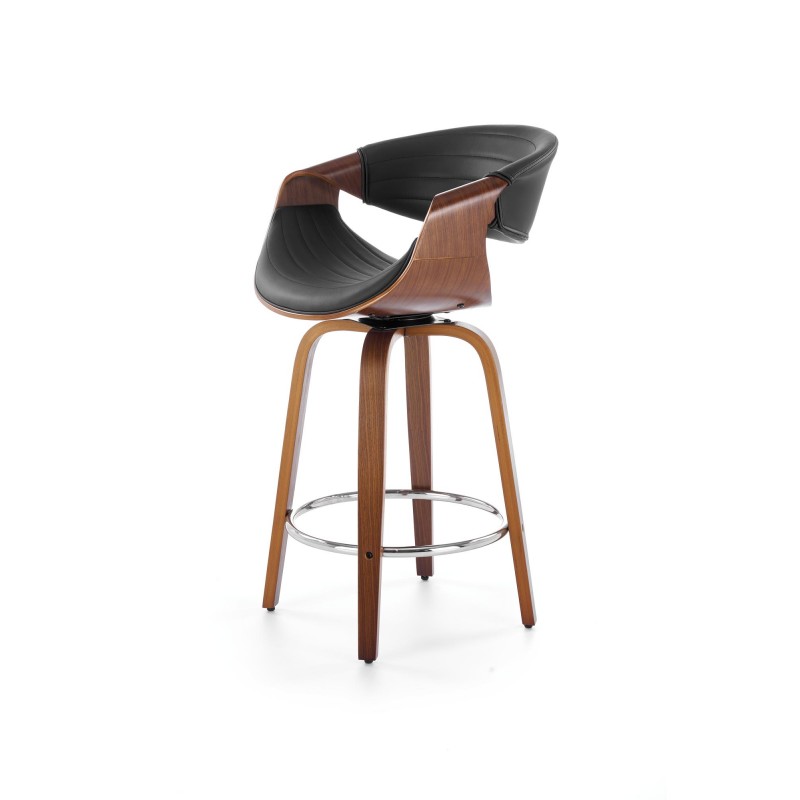 H123 hoker czarny / orzechowy