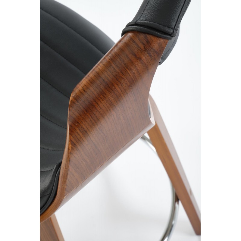 H123 hoker czarny / orzechowy