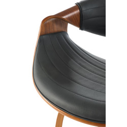 H123 hoker czarny / orzechowy H123 hoker czarny / orzechowy