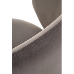 H121 hoker nogi - czarny, siedzisko - popielaty H121 hoker nogi - czarny, siedzisko - popielaty