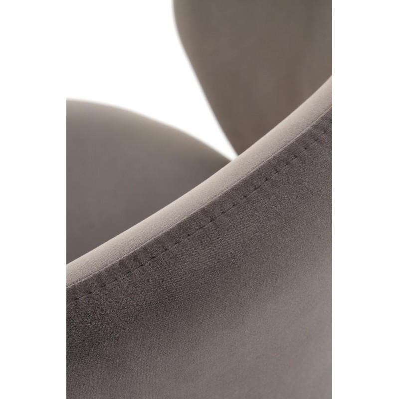 H121 hoker nogi - czarny, siedzisko - popielaty