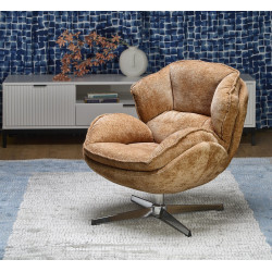 GUIDO fotel wypoczynkowy musztardowy