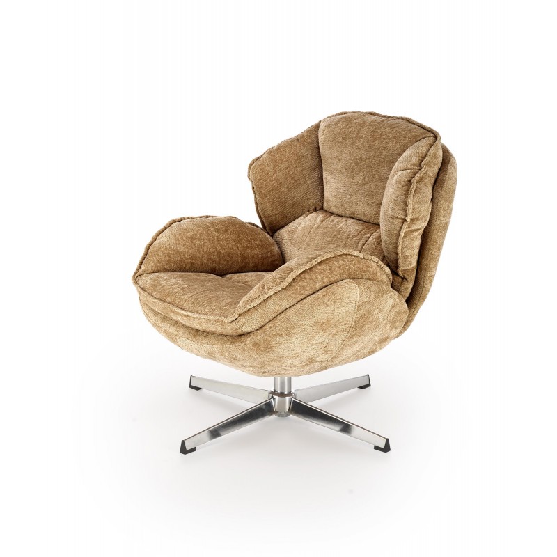 GUIDO fotel wypoczynkowy musztardowy