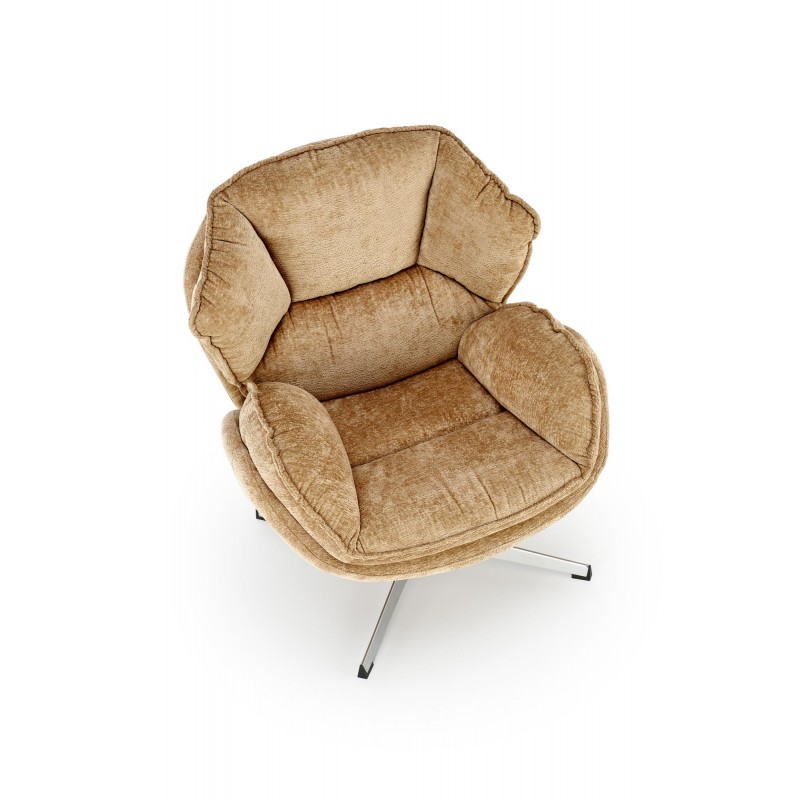 GUIDO fotel wypoczynkowy musztardowy