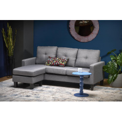 GERSON sofa z podnóżkiem popielaty GERSON sofa z podnóżkiem popielaty
