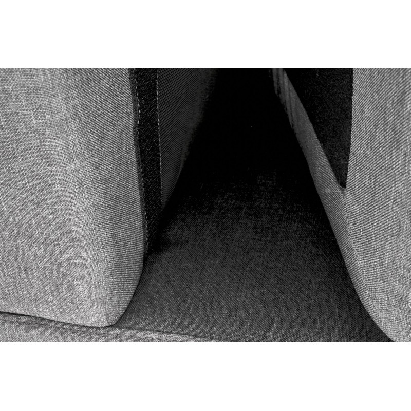 GERSON sofa z podnóżkiem popielaty