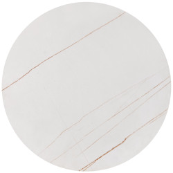 FATIMA zestaw 2 ław, biały marmur / złoty FATIMA zestaw 2 ław, biały marmur / złoty