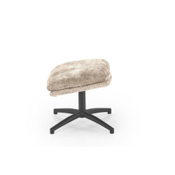 DARIO fotel wypoczynkowy z podnóżkiem oraz z funkcją kołyski, beżowy