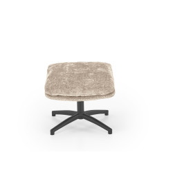 DARIO fotel wypoczynkowy z podnóżkiem oraz z funkcją kołyski, beżowy