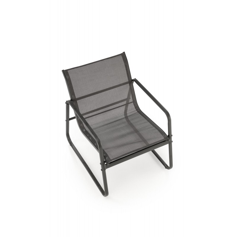 CONOR zestaw ogrodowy ( sofa + fotel 2x + ława ), ciemny popiel / jasny popiel