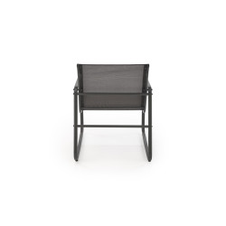 CONOR zestaw ogrodowy ( sofa + fotel 2x + ława ), ciemny popiel / jasny popiel