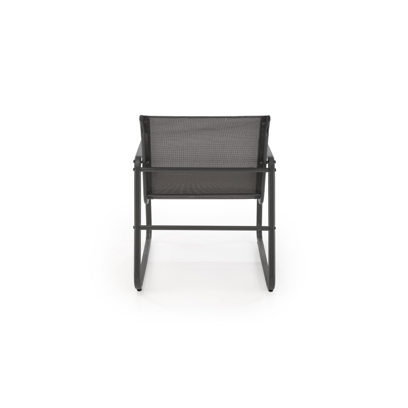 CONOR zestaw ogrodowy ( sofa + fotel 2x + ława ), ciemny popiel / jasny popiel