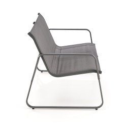 CONOR zestaw ogrodowy ( sofa + fotel 2x + ława ), ciemny popiel / jasny popiel