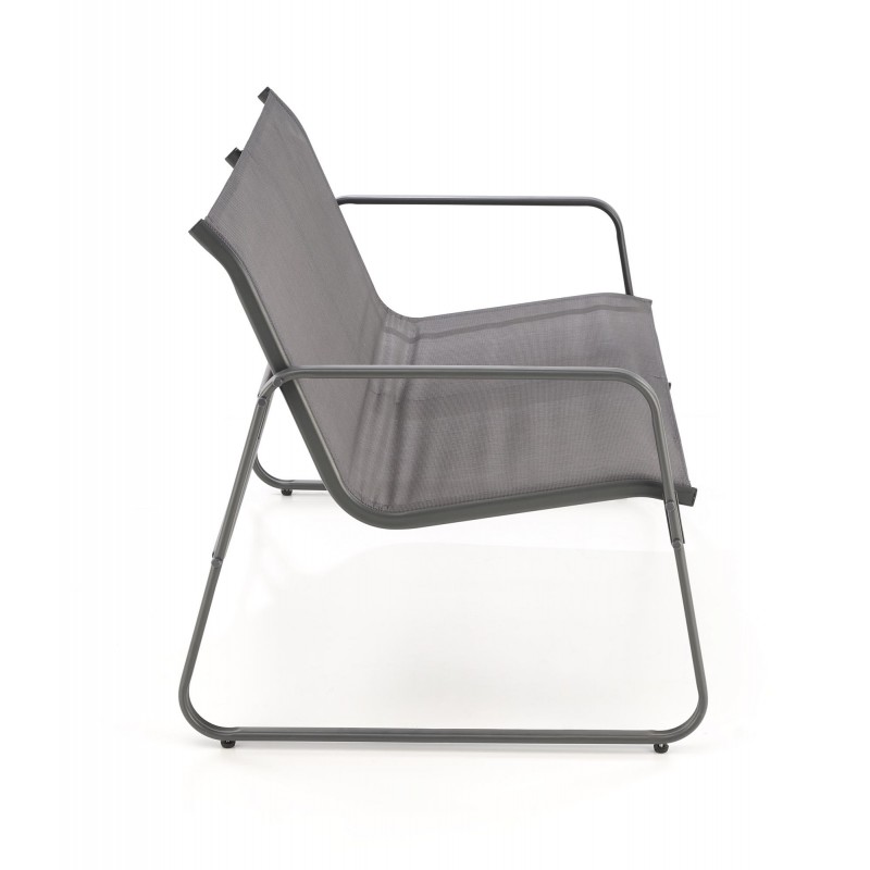 CONOR zestaw ogrodowy ( sofa + fotel 2x + ława ), ciemny popiel / jasny popiel