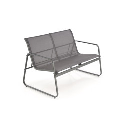 CONOR zestaw ogrodowy ( sofa + fotel 2x + ława ), ciemny popiel / jasny popiel