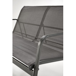 CONOR zestaw ogrodowy ( sofa + fotel 2x + ława ), ciemny popiel / jasny popiel