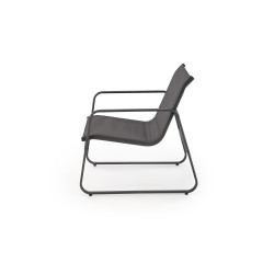 CONOR zestaw ogrodowy ( sofa + fotel 2x + ława ), ciemny popiel / jasny popiel