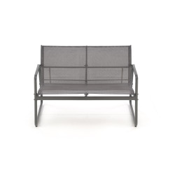 CONOR zestaw ogrodowy ( sofa + fotel 2x + ława ), ciemny popiel / jasny popiel