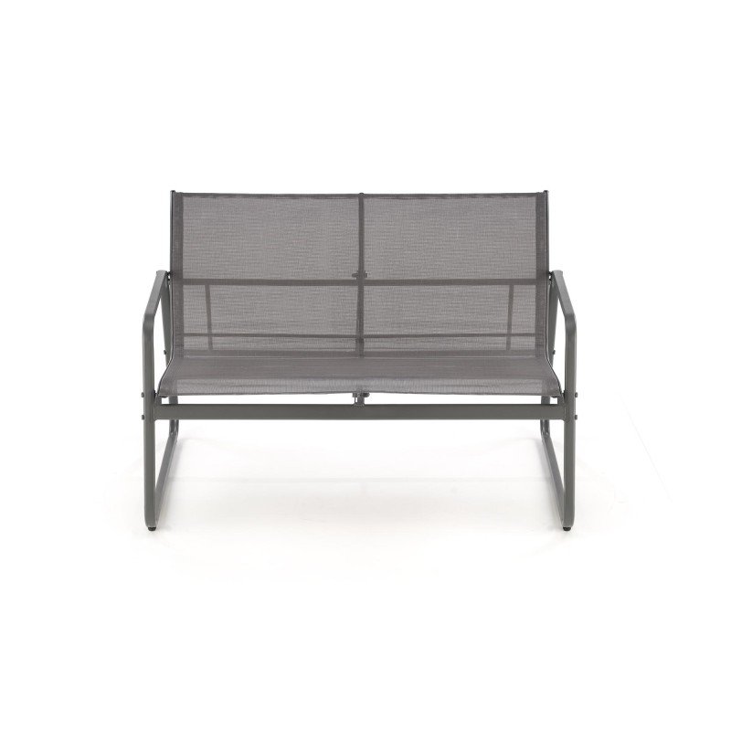 CONOR zestaw ogrodowy ( sofa + fotel 2x + ława ), ciemny popiel / jasny popiel