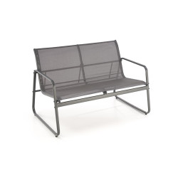 CONOR zestaw ogrodowy ( sofa + fotel 2x + ława ), ciemny popiel / jasny popiel