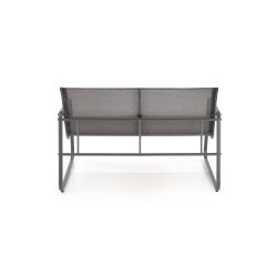 CONOR zestaw ogrodowy ( sofa + fotel 2x + ława ), ciemny popiel / jasny popiel