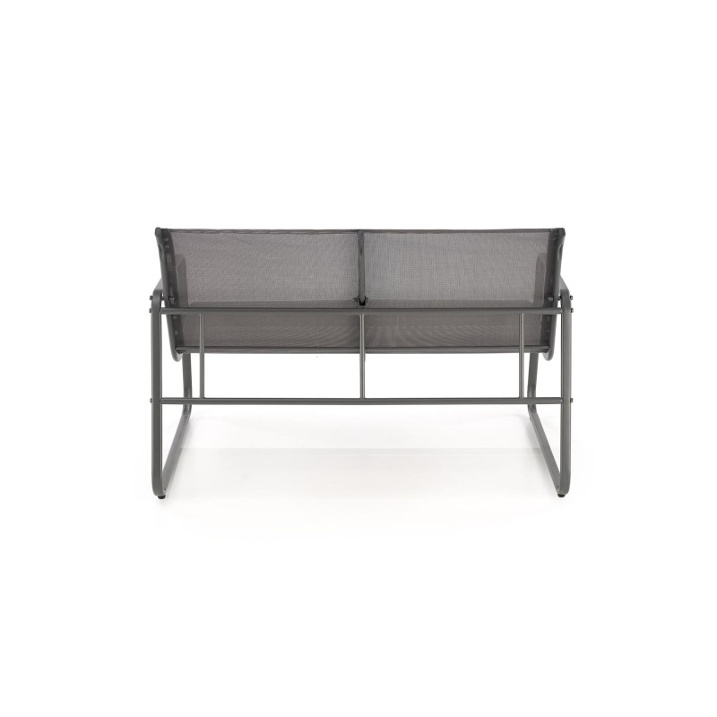 CONOR zestaw ogrodowy ( sofa + fotel 2x + ława ), ciemny popiel / jasny popiel