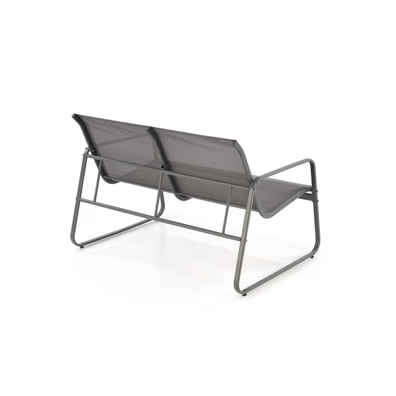 CONOR zestaw ogrodowy ( sofa + fotel 2x + ława ), ciemny popiel / jasny popiel