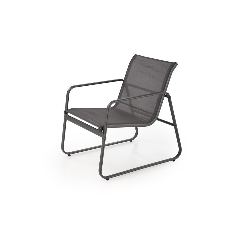CONOR zestaw ogrodowy ( sofa + fotel 2x + ława ), ciemny popiel / jasny popiel