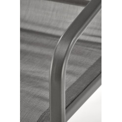 CONOR zestaw ogrodowy ( sofa + fotel 2x + ława ), ciemny popiel / jasny popiel