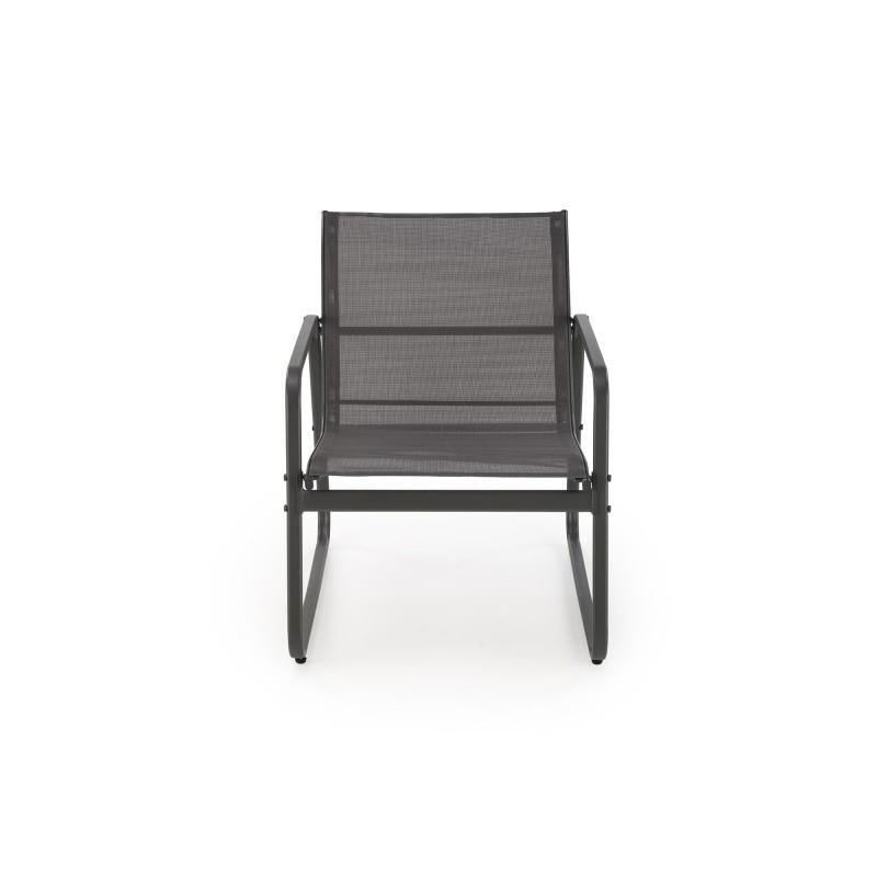 CONOR zestaw ogrodowy ( sofa + fotel 2x + ława ), ciemny popiel / jasny popiel