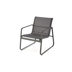 CONOR zestaw ogrodowy ( sofa + fotel 2x + ława ), ciemny popiel / jasny popiel