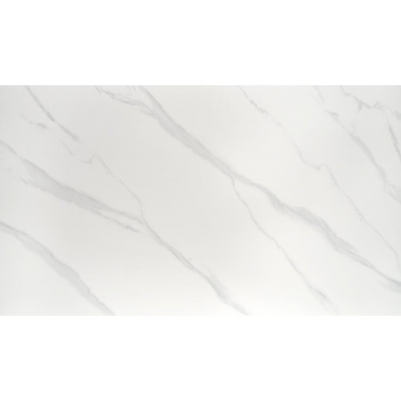 CLEMENTE stół blat - biały marmur, nogi - złoty