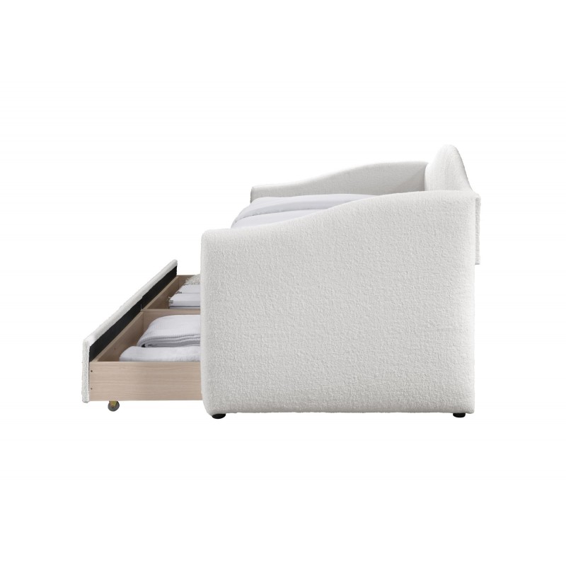 CAYDENCE 90, łóżko kremowy