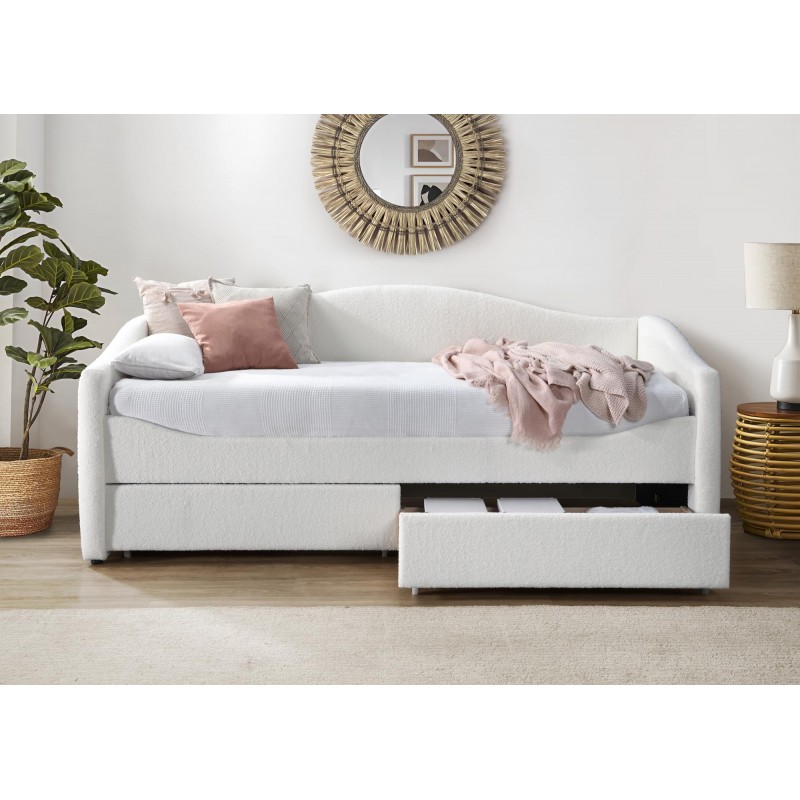 CAYDENCE 90, łóżko kremowy