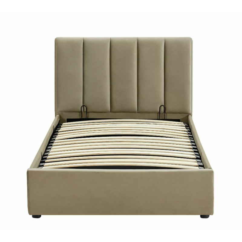 ŁÓŻKO MONTREAL VELVET 90X200 KOLOR BEŻ BLUVEL 28