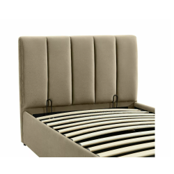 ŁÓŻKO MONTREAL VELVET 90X200 KOLOR BEŻ BLUVEL 28