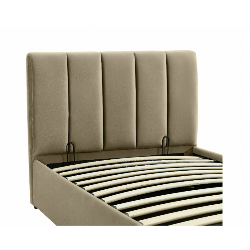 ŁÓŻKO MONTREAL VELVET 90X200 KOLOR BEŻ BLUVEL 28