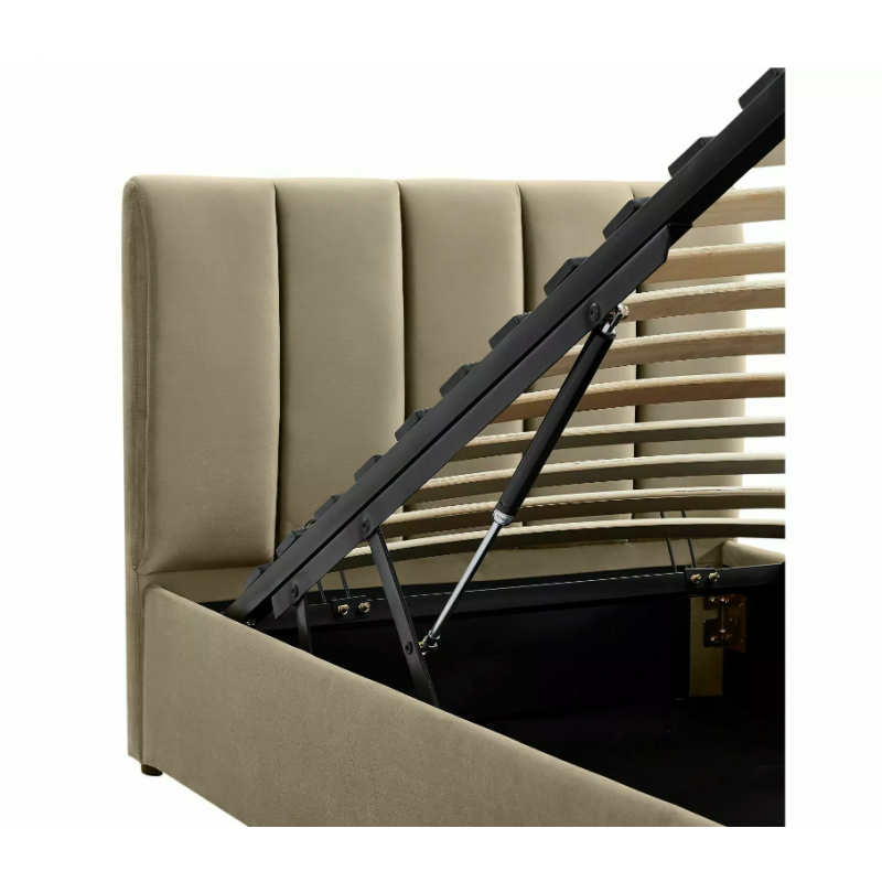 ŁÓŻKO MONTREAL VELVET 90X200 KOLOR BEŻ BLUVEL 28