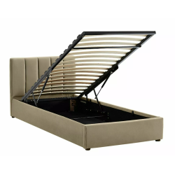 ŁÓŻKO MONTREAL VELVET 90X200 KOLOR BEŻ BLUVEL 28