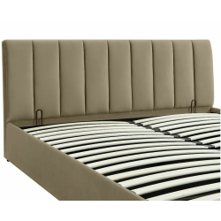 ŁÓŻKO MONTREAL VELVET 120X200 KOLOR BEŻ BLUVEL 28