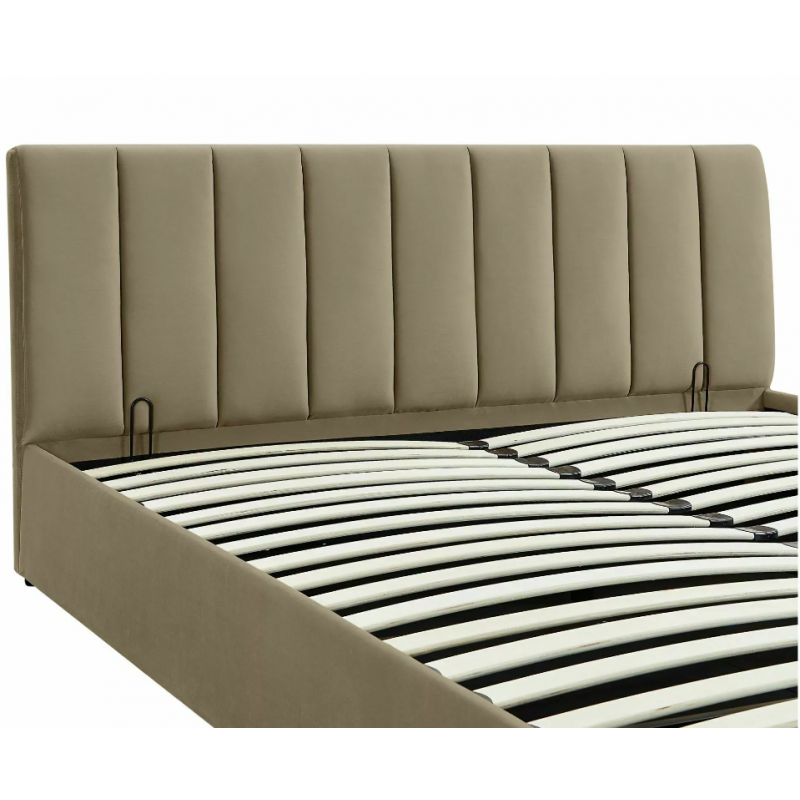 ŁÓŻKO MONTREAL VELVET 120X200 KOLOR BEŻ BLUVEL 28