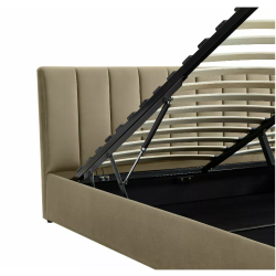 ŁÓŻKO MONTREAL VELVET 140X200 KOLOR BEŻ BLUVEL 28