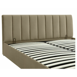 ŁÓŻKO MONTREAL VELVET 160X200 KOLOR BEŻ BLUVEL 28