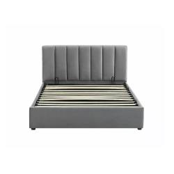 ŁÓŻKO MONTREAL VELVET 160X200 KOLOR SZARY TAP.192