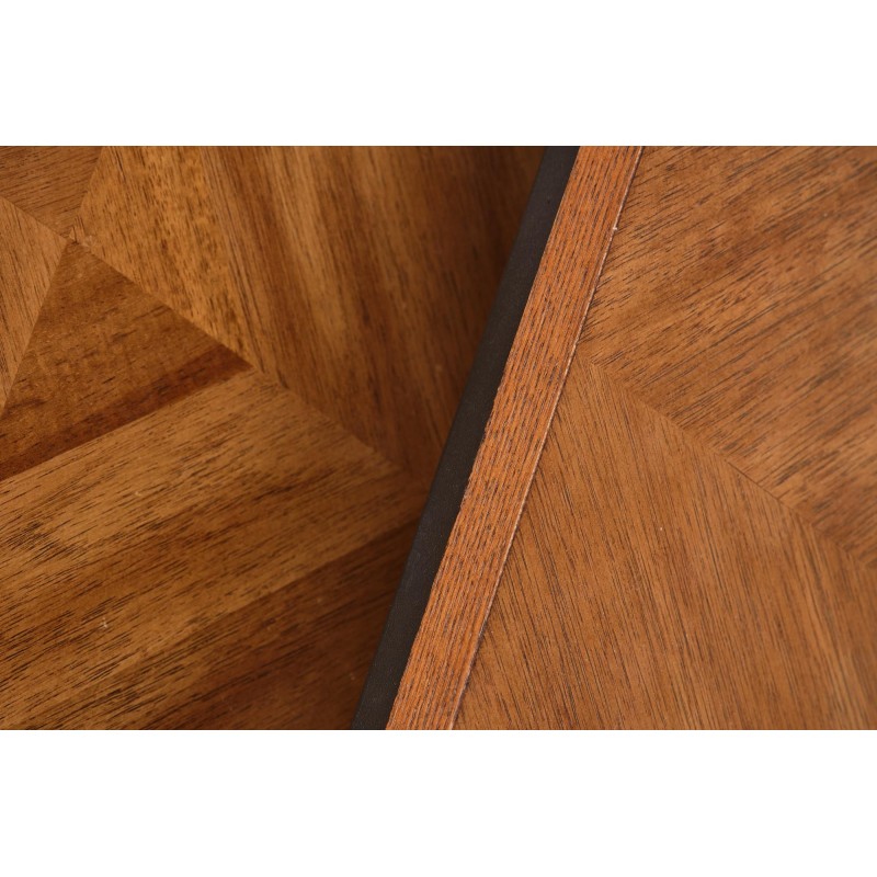 ELZA zestaw 2 ław, orzechowy / czarny