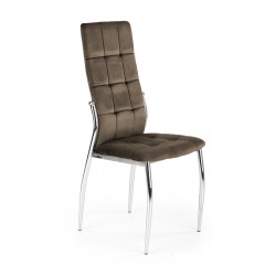K416 krzesło brązowy velvet
