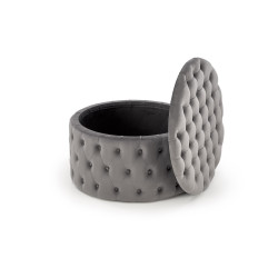 NUNEZ pufa popielaty NUNEZ pufa popielaty