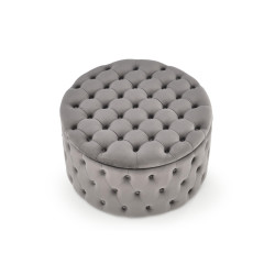 NUNEZ pufa popielaty NUNEZ pufa popielaty