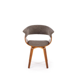 Krzesło z giętego drewna Venus popielaty/orzechowy