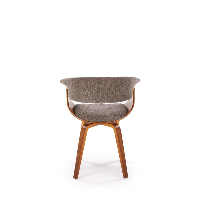 Krzesło z giętego drewna Venus popielaty/orzechowy